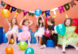 Children celebrating a birthday at Bubbly Tots